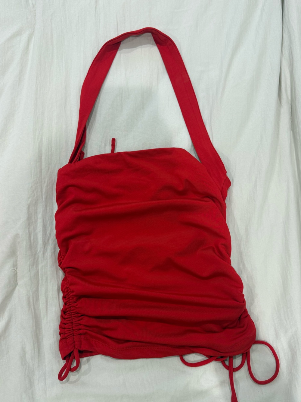 Princess Polly Vibrant Red Ruched Top